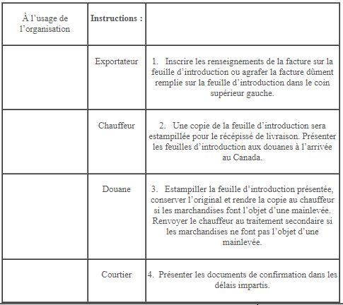 Fiche d’information du Système de mainlevée pour les grands importateurs