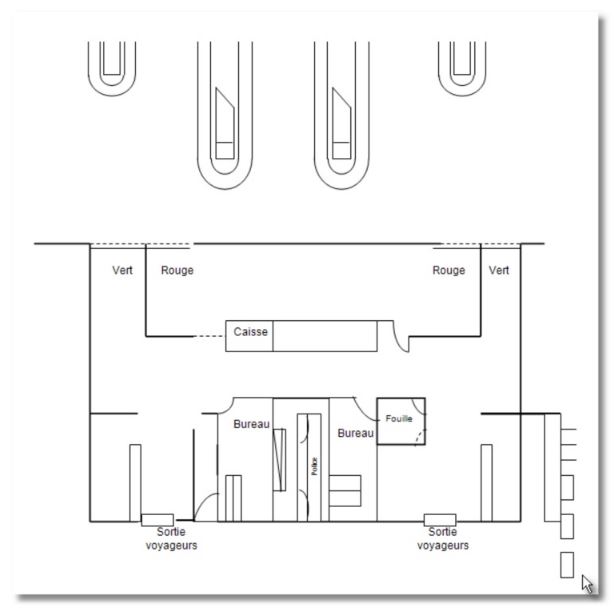 PLAN DETAILLE DES CIRCUITS VERT / ROUGE SYSTEME I
