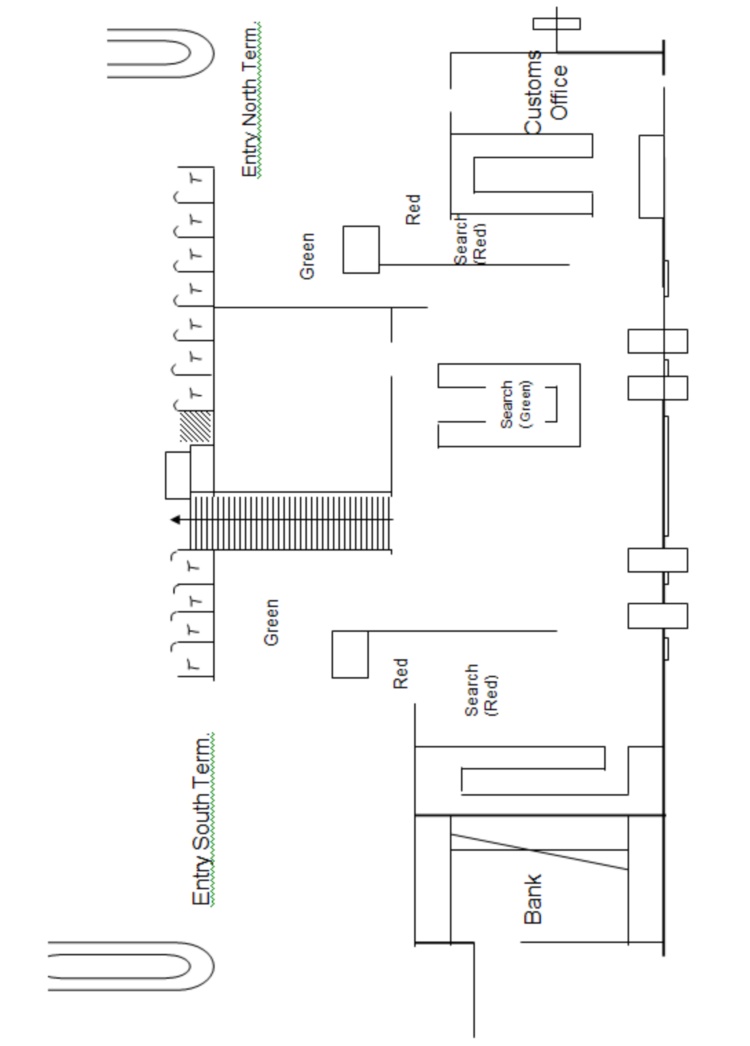 DETAILED PLAN OF THE GREEN / RED CHANNELS SYSTEM II